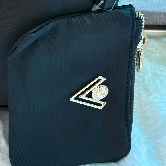 Valentino Orlandi Black Crossbody Bag with Gold Accents - Picture 4 of 8